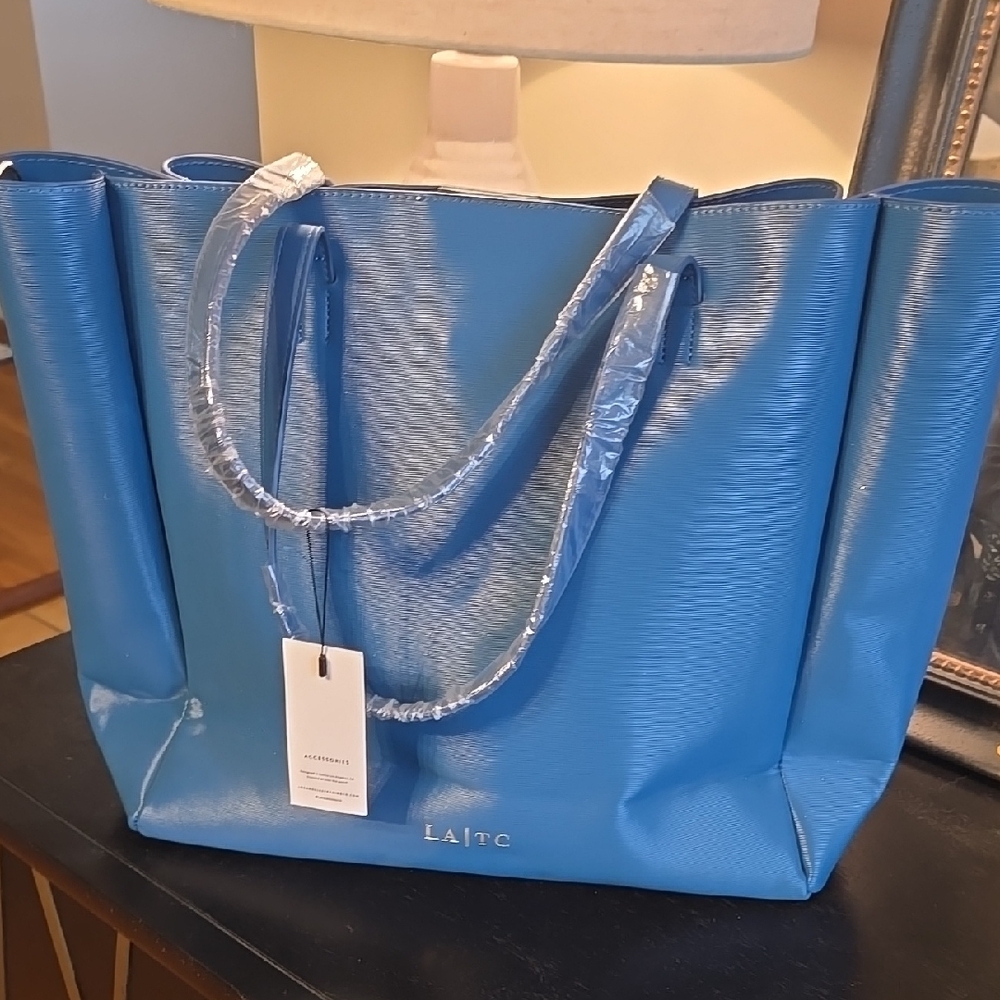 NWT RAD Milano Blue Tote Bag - Picture 4 of 8
